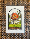 Superior Hiking Trail Individual Mushroom Stickers