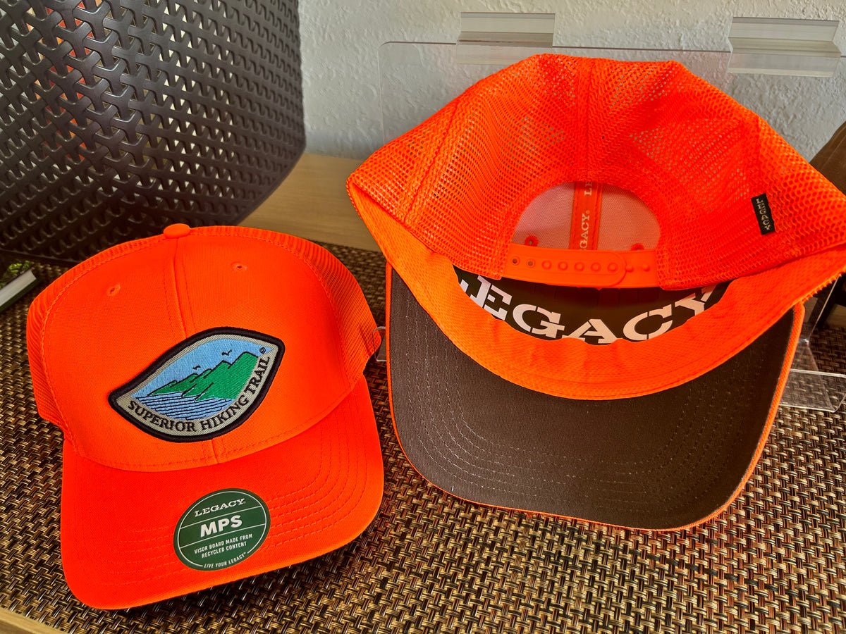 Superior Hiking Trail Blaze Orange Trucker Hat