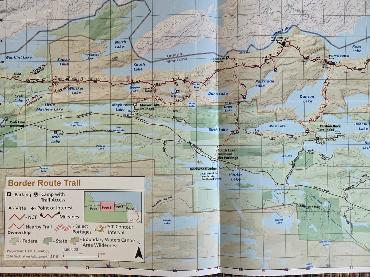 Border Route Trail Maps
