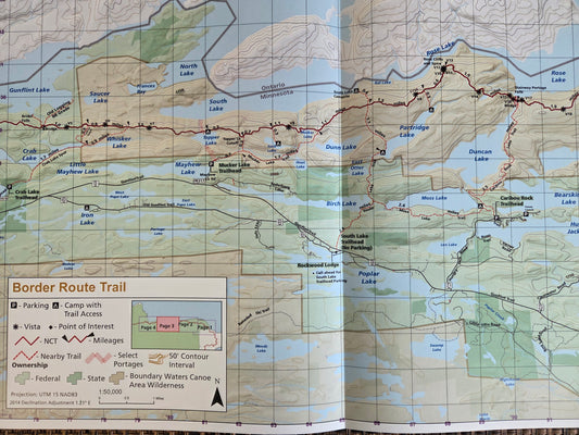 Border Route Trail Maps