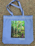 Heather Friedli "Dancing Birches" Zippered Tote