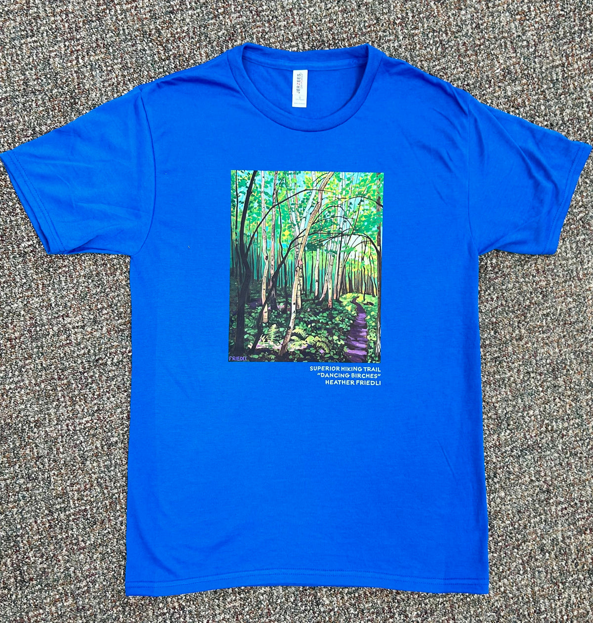 Superior Hiking Trail "Dancing Birches" SS Performance Tee