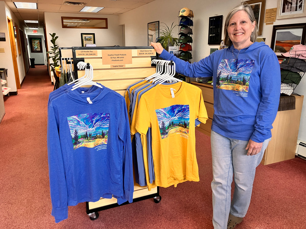Superior Hiking Trail "Lupine Views" Hoodie Tee