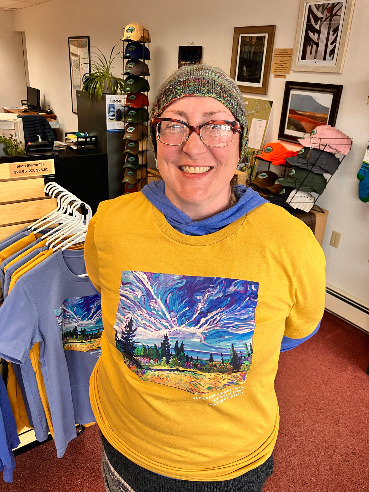 Superior Hiking Trail "Lupine Views" Tee