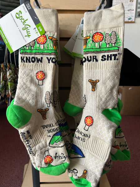 Superior Hiking Trail Mushroom Socks