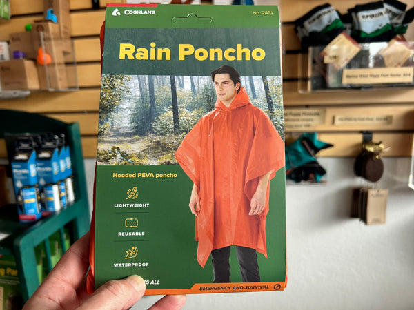 Coghlan's Emergency Poncho - Clear, 50 x 80 in Coghlan's Emergency Poncho - Clear, 50 x 80 in