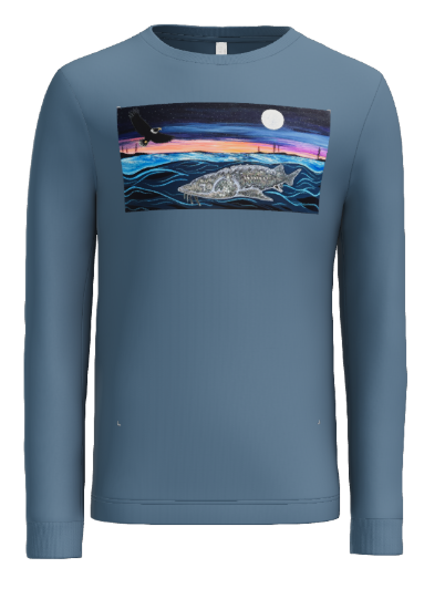 Superior Hiking Trail St. Louis River Sturgeon Long-sleeve Tee
