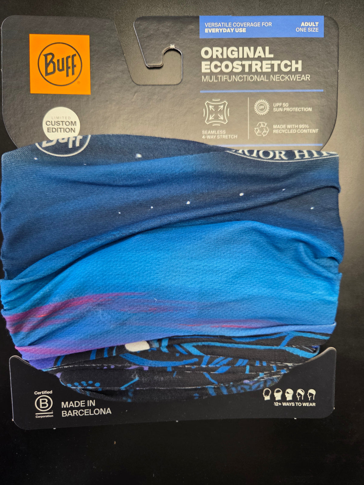 Superior Hiking Trail Sunrise Raven Neck Gaiter by Buff