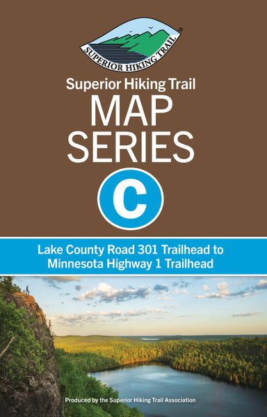 SHT Map Series C: Lake County Road 301 Trailhead to Minnesota Highway 1 Trailhead