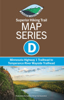 SHT Map Series D: Minnesota Highway 1 Trailhead to Temperance River Wayside Trailhead